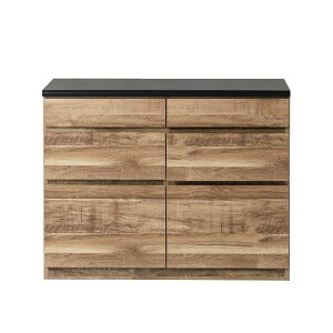 レザー調天板カウンター (幅110cm) ニトリ 【配送員設置商品】