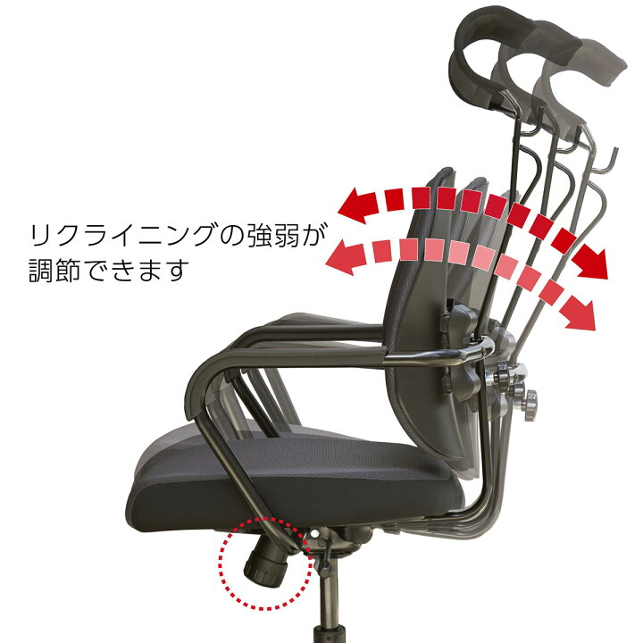 楽天市場】腰の負担を軽減するオフィスチェア (デュオレハイ3) ニトリ 