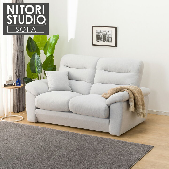 楽天市場】布張りソファ(Nポケット BS12 AQ) ニトリ 【配送員設置商品 