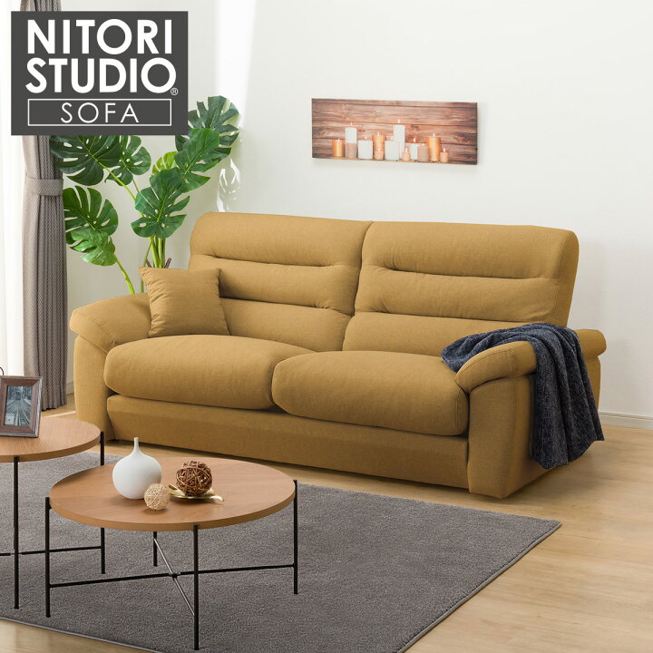 都内、埼玉一部地域無料配送】美品 2人用布張りソファ(NポケットA12 S 