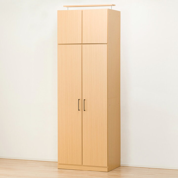 楽天市場】ワードローブ 上置きセット 幅79.5cm (アーデル2 80WR LBR 