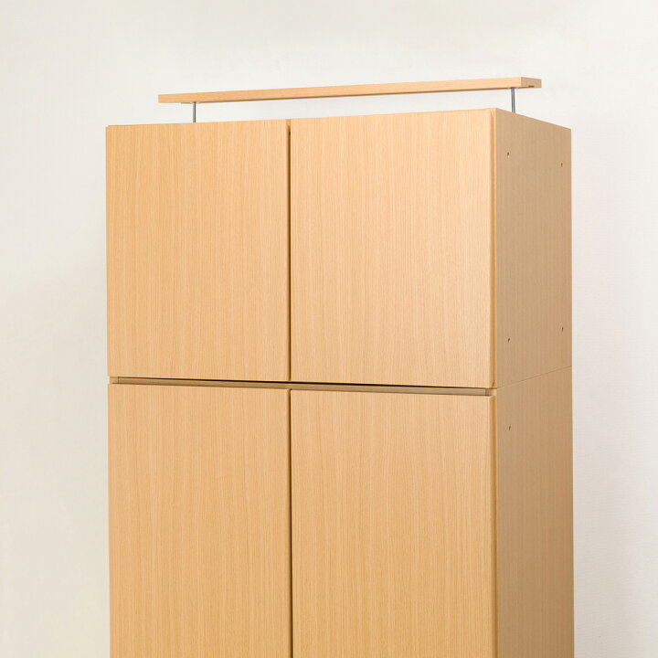 楽天市場】ワードローブ 上置きセット 幅79.5cm (アーデル2 80WR LBR 