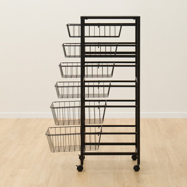 年末のプロモーション特価 幅74cm ワイヤーラック バーネット 4段 ニトリ Fucoa Cl