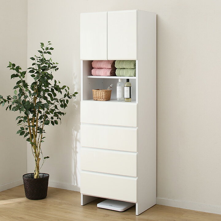 楽天市場】[幅60cm] 隙間収納庫 (フロンティア60 WH D) すきま収納 