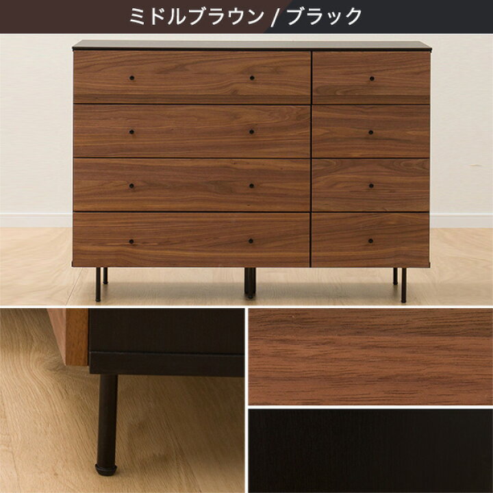 楽天市場】[幅119cm] ローチェスト (モリーナ2 120-4) ニトリ 【配送員 