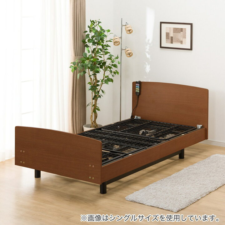 楽天市場】電動セミダブルベッドフレーム(ライズ3 3M-F) ニトリ 【配送 