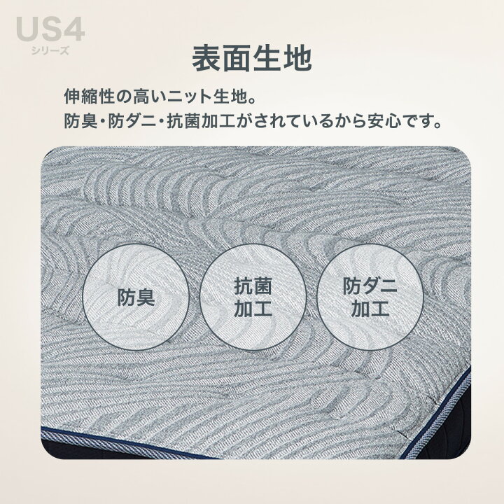 楽天市場】圧縮 ポケットコイルマットレス(US4) 【配送員設置商品 