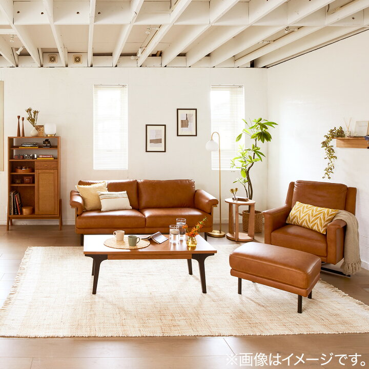 楽天市場】3人掛け ソファ ANV001キャメル (Living in Comfort) 【配送 