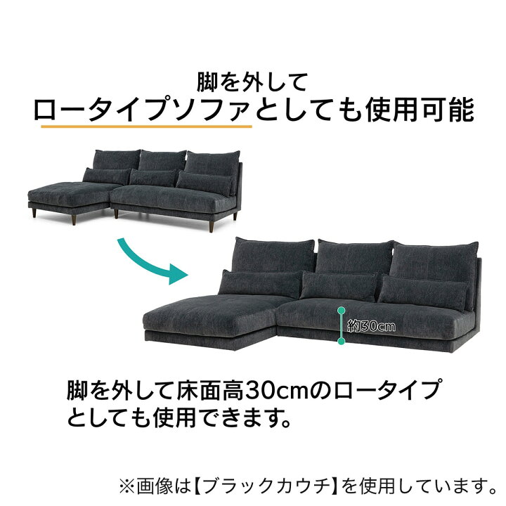 楽天市場】布張り肘なし2人用ソファ(RJ001) 【配送員設置商品】 ニトリ 