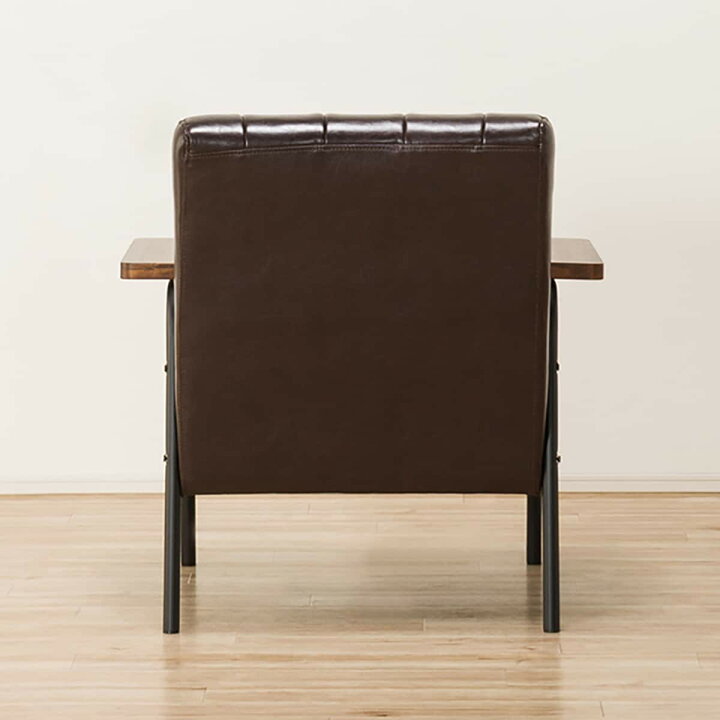 楽天市場】1人掛け 合皮ソファ (Nシールド ステイン2KD DBR) ニトリ 