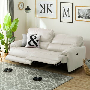 電動リクライニングソファ(ジャファー スタンダードタイプ NB) ニトリ 【配送員設置商品】3人掛け 2人掛け レッド ライトグレー ベージュ ダークブラウン ブラック グリーン 3人用 2人用 両