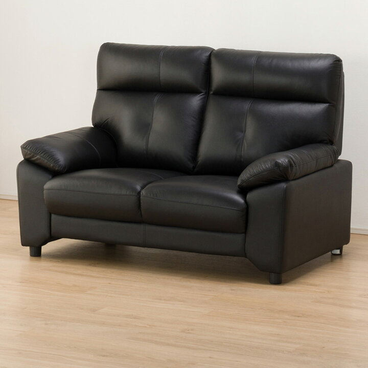 ニトリ 3人用本革ソファ ポケットコイル ルーチェ2LT KD BK IKEA 