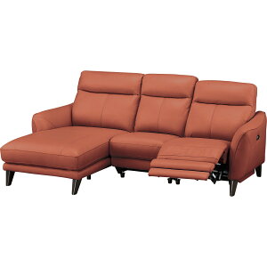 電動カウチソファ (アネーロ セミアニリン革タイプ SK BR) ニトリ 【配送員設置商品】 【5年保証】