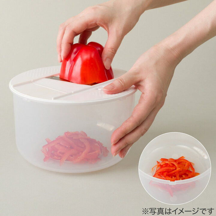 楽天市場】1台10役コンパクトスライサーザルボウル保存容器セット  