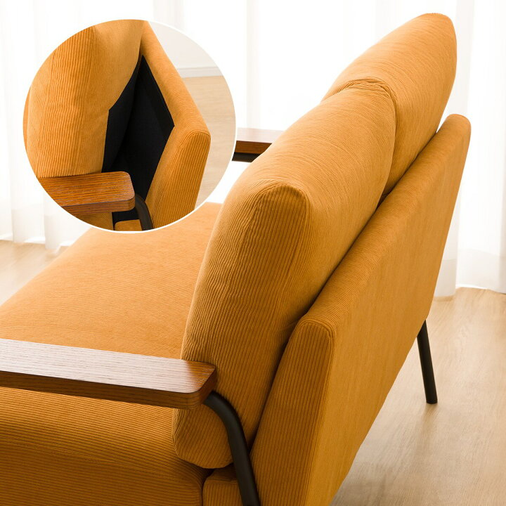 楽天市場】2人掛け コーデュロイ生地のコンパクトソファ (GC03) 【玄関  