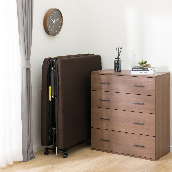 楽天市場】幅96cm 折りたたみベッド (ダブルメッシュ3 BR) ニトリ 