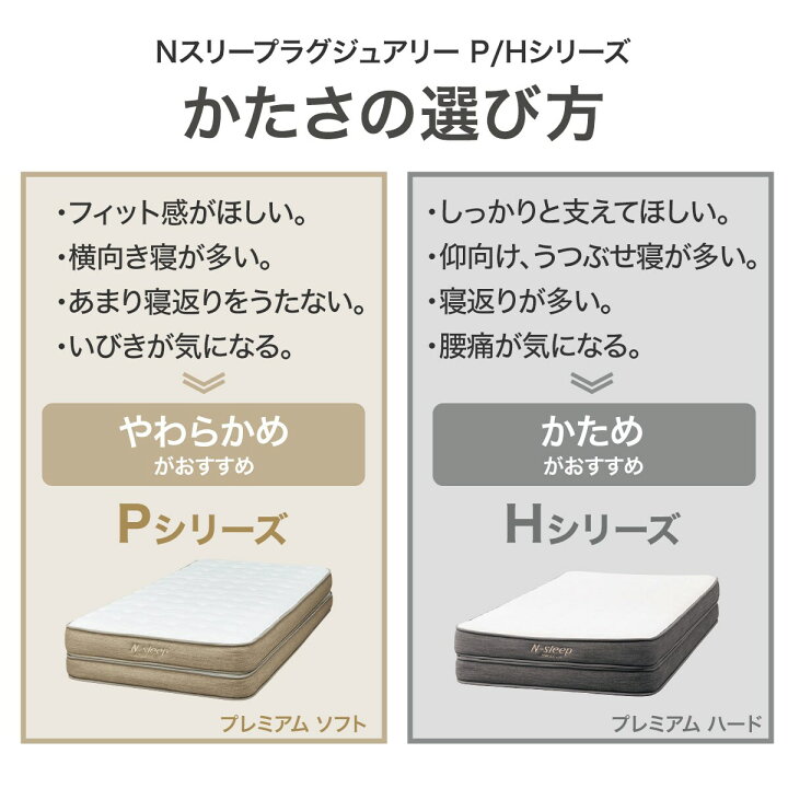 楽天市場】マットレス(NスリープハードH1-02CR VB) 【配送員設置商品 