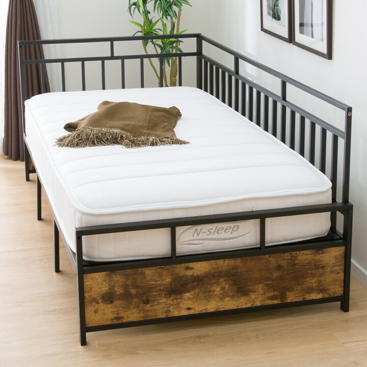 ニトリ DAYBED STAIN デイベッドステイン 引き出し式 シングルベッド