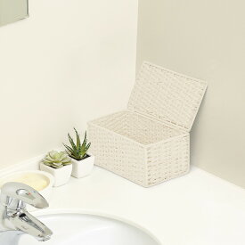 ふた付きミニ収納 (ライラ ナチュラル)　ニトリ 【玄関先迄納品】