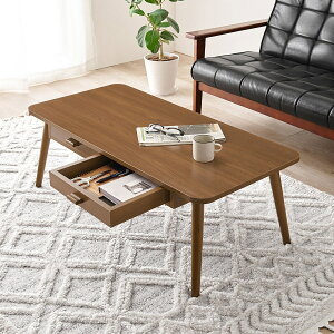 両面引き出し付き 角丸センターテーブル ニトリ 【メーカー直送・送料無料】