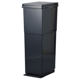 分別ダストボックス スリム パッキン付 (ペダル2段 38L ダークグレー)　【玄関先迄納品】 ニトリ