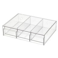 組み合わせできる透明引き出し(3324DD01CL)　【玄関先迄納品】 ニトリ