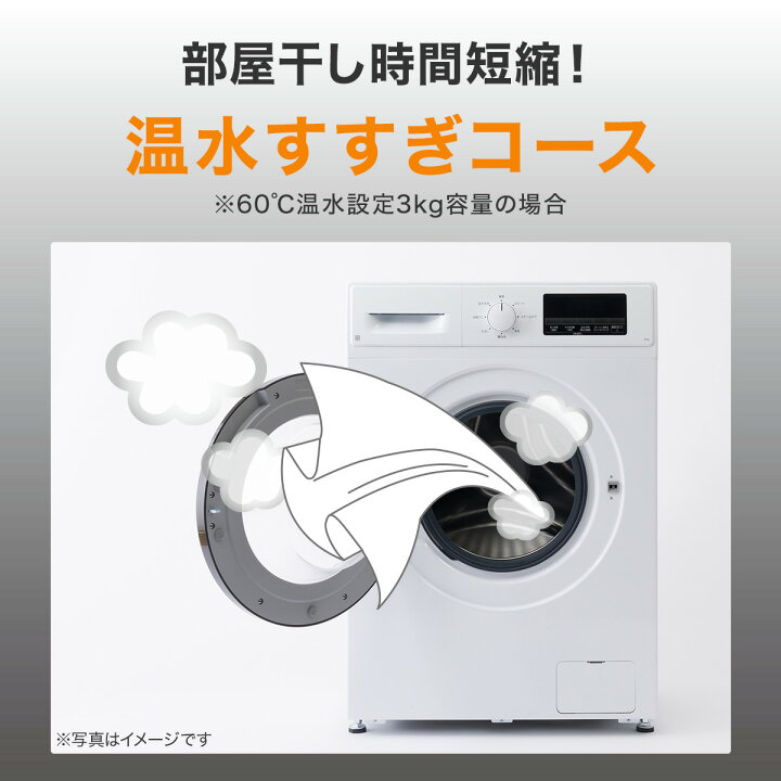 楽天市場】6kgスリムドラム式洗濯機（乾燥無し） (ND60UL1) ニトリ 