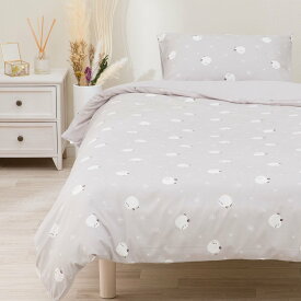 ふとん・ベッド用3点セットシマエナガ(S5 GY)　ニトリ 【玄関先迄納品】 デコホーム