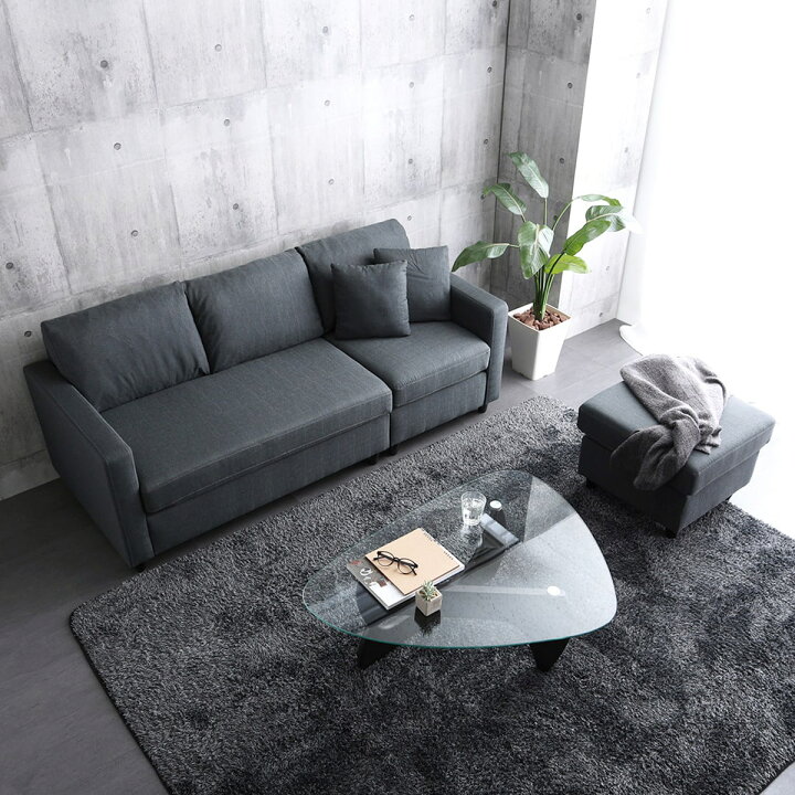 人気商品☆k457☆ニトリ☆3pカウチソファ☆幅2350㎜☆赤☆美品☆近隣 
