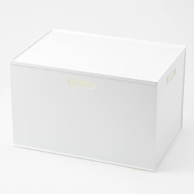 【ふた付きセット】バスケット Nインボックス レギュラー ホワイト　ふた付き【玄関先迄納品】　ニトリ