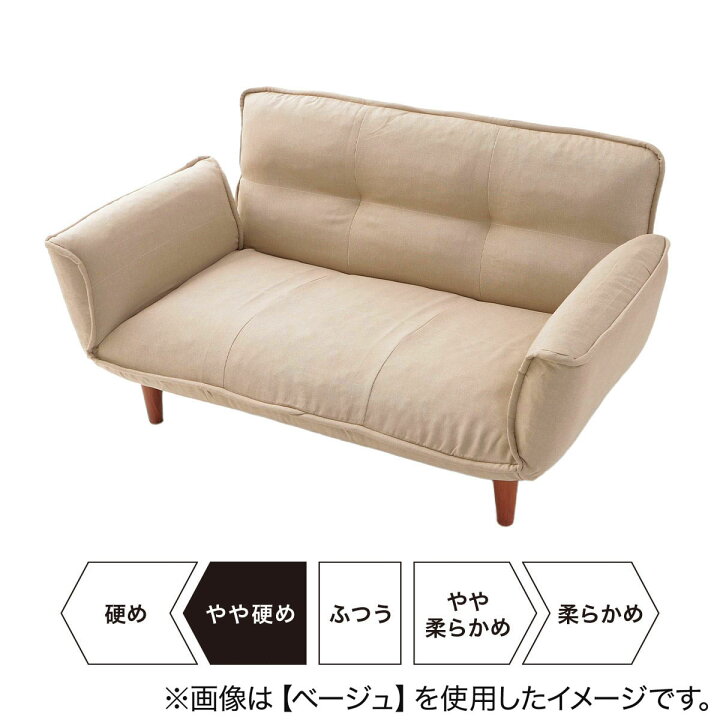 楽天市場】【日本製】お家でだらだらソファ (2人掛けコンパクトソファ 