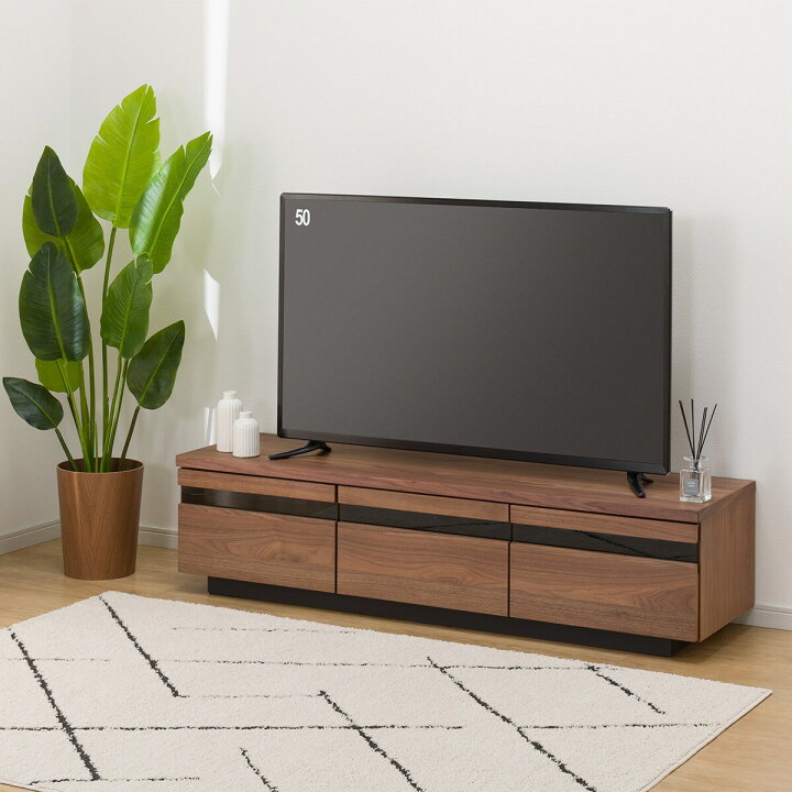 楽天市場】[幅150cm] ローボード (ハヅキ2 150MBR) 【配送員設置商品 