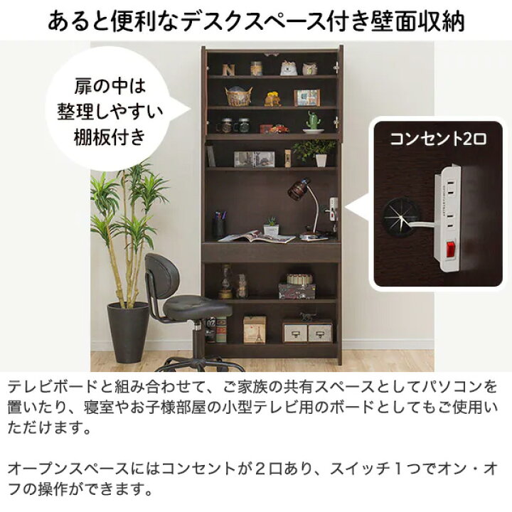 楽天市場】〔エントリーで全商品P5倍〕[幅80cm]壁面ユニット 