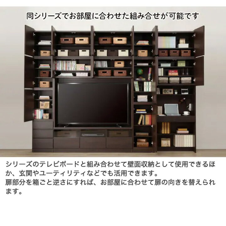 楽天市場】[幅40cm] 壁面ユニットキャビネット (ウォーレン 40-2D) 2 
