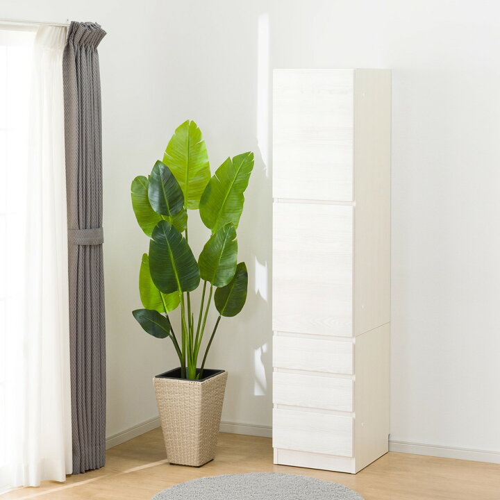 楽天市場】[幅40cm] 壁面ユニットキャビネット (ウォーレン 40-2D3H) 2  