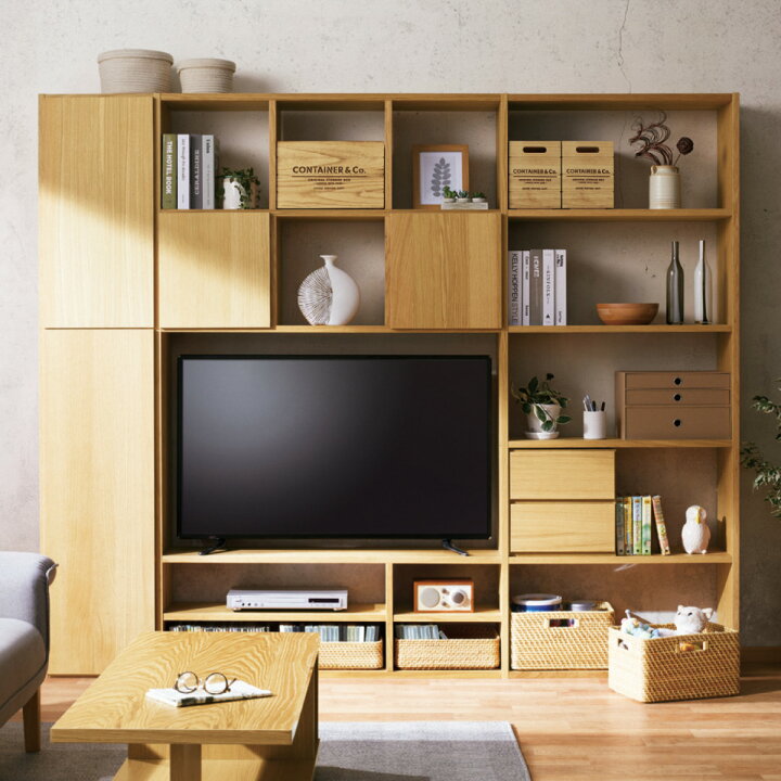 札幌市近郊限定 Nitori ニトリ GRAND2-45CBL テレビボードセット 壁面 