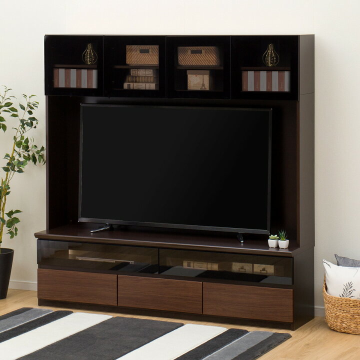 楽天市場】[幅180cm] TVボード (シュレム2 180MBRガラス戸) ニトリ 
