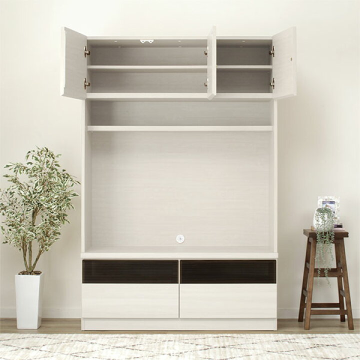 楽天市場】[幅120cm] 壁面ユニット (TVボード Nウォーレン 120セット 