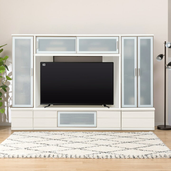 楽天市場】[幅260cm] テレビボードセット (ポスティアN160WH 