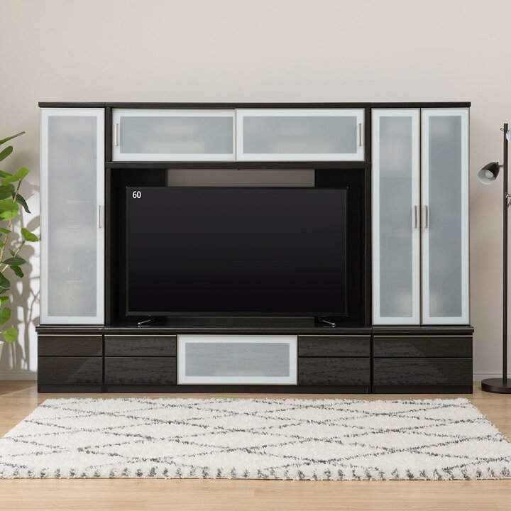 楽天市場】[幅260cm] テレビボードセット (ポスティアN160BK 