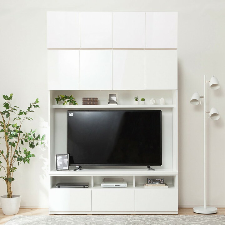 楽天市場】〔エントリーで全商品P5倍〕[幅150cm] TVボード上置セット 