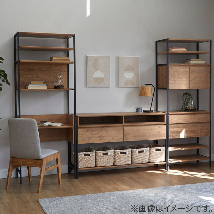 楽天市場】リビングデスク ANM001LD LBR (Living in Comfort) 【配送員 