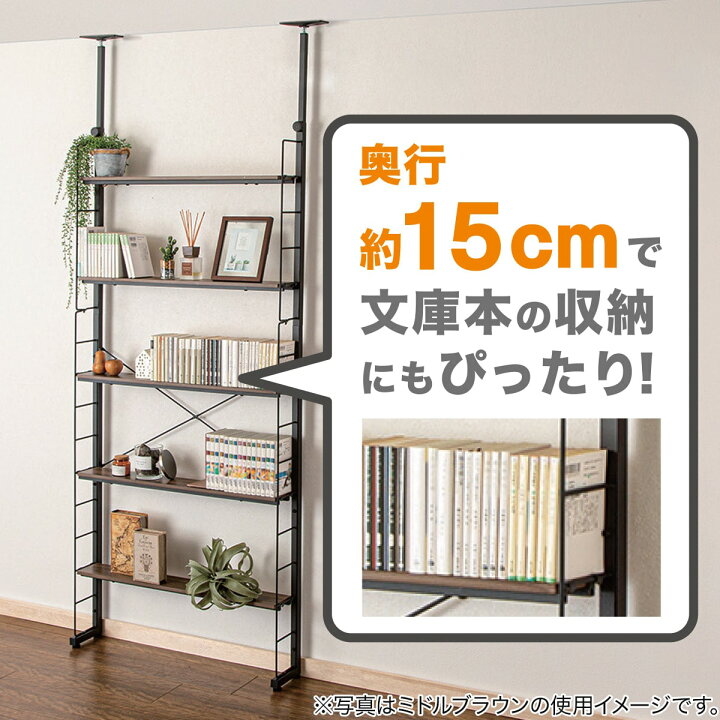 楽天市場】〔エントリーで全商品P5倍〕突っ張り壁面収納Nポルダ 