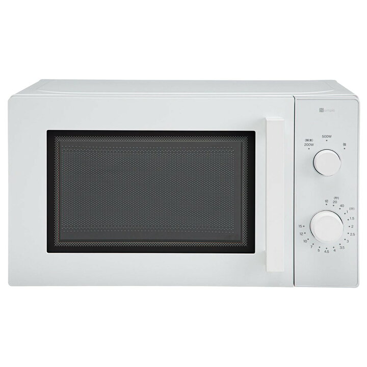 楽天市場】シンプルでちょうどいい電子レンジ 17L(BK2G02) 【玄関先迄 