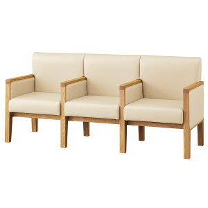 3人用ロビーソファ (WD-01 中肘あり) ニトリ 【配送員設置商品】 【3年保証】