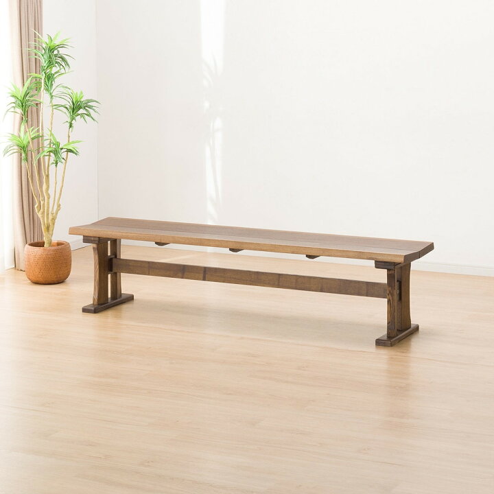 楽天市場】[幅180cm] ベンチ (ヤマト 180 DBR) ダイニングチェア 