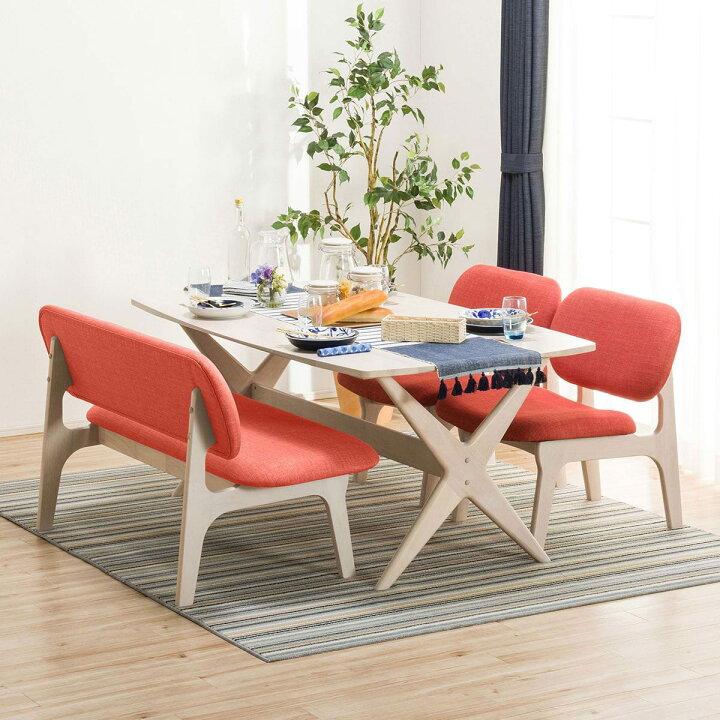 楽天市場】[幅160cm] リビングダイニングテーブル4点セット (LD  