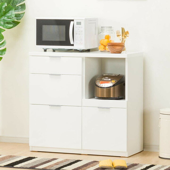 楽天市場】[幅89cm] カウンター (エトナ90CT WH/SI) ニトリ 【配送員 