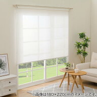 遮像・遮熱レースロールスクリーン(JY01K ホワイト)　ニトリ 【玄関先迄納品】