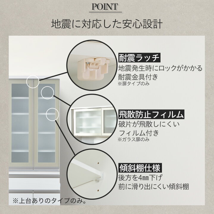 楽天市場】キッチンボード (リガーレ120KB WH) ニトリ 【配送員設置 